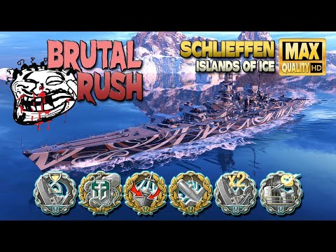 Battleship Schlieffen: The definition of a short & brutal game! World of Warships