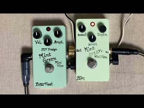 Mint Green Mini Vibe by BearFoot FX | RockBoard | PedalPedia