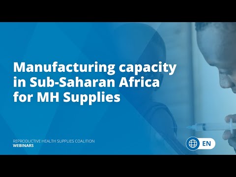 Manufacturing capacity in Sub-Saharan Africa for MH Supplies