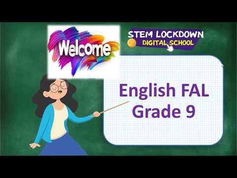 Grade 9 English FAL 24 April 2020