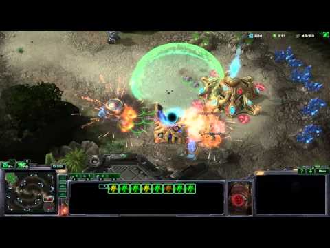Starcraft II: LOTV Beta - TVP - Widow Mine Rush Into Cyclone - Awesome TVP Build