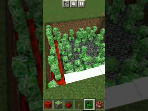 "Insane Minecraft TNT Experiment with Creeper! Watch Now!" #minecraftshorts #viral