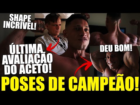 IT WAS GOOD! RAMON REVEALS POSES TO WIN THE OLYMPIA AND INSANE SHAPE FOR THE ACETO AND HE APPROVED