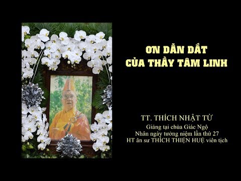 Ơn dẫn dắt của Thầy tâm linh 