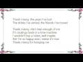Jill Sobule - Thank Misery Lyrics