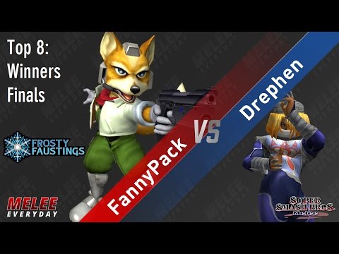 Frosty Faustings IX - FannyPack (Fox) vs. Drephen (Sheik) - SSBM - Top 8, WF