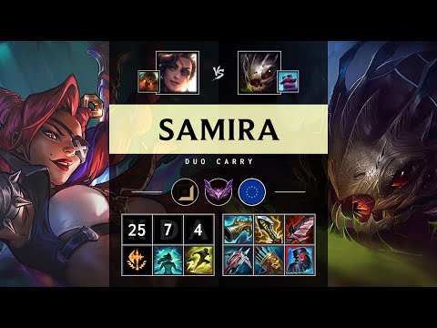 Samira ADC vs Kog'Maw - EUW Master Patch 25.S1.3