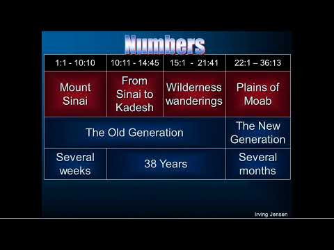 THE BOOK OF NUMBERS Chapter 28 thru 36 the end