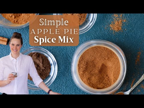 SIMPLE APPLE PIE SPICE MIX: Chef's secret recipe for homemade apple pie spice!