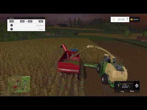 Farming Simulator 15 | How to cut Corn | Where to put | What to do with corn
