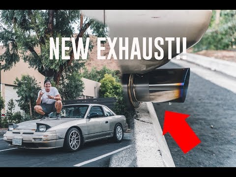 BEST 240sx EXHAUST! APEXi Catback Install