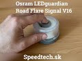 Výstražné LED světlo – OSRAM LEDguardian Road Flare Signal V16 - Video Youtube