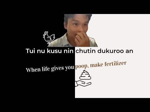 Let's speak Uchinaaguchi! - Tui nu kusu nin chutin dukuroo an (proverb)