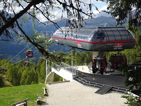 2/10/2021 Risalita integrale cabinovia Leitner "La Crusc2" a Badia