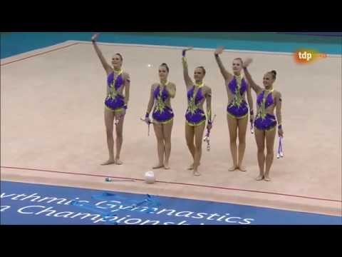 Czech republic senior group in rhythmic gymnastic 2014