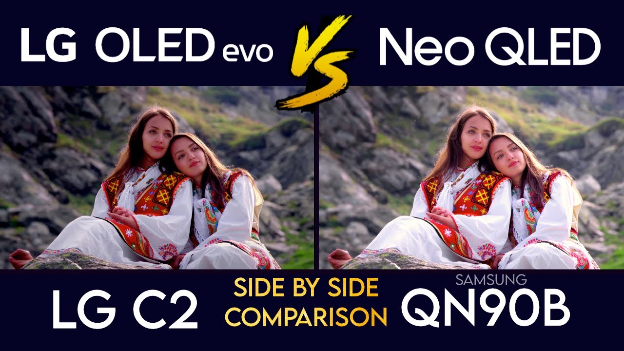 Samsung QN90B vs LG C2 - Prices and Video Reviews