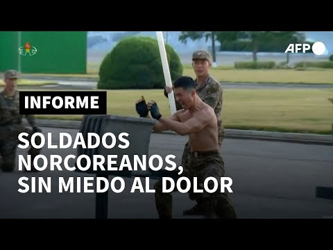 Soldados norcoreanos, sin miedo al dolor | AFP