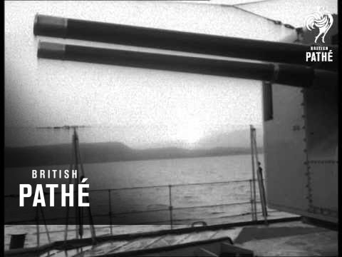 Cleaning Up HMS Daring For Royal Visit (1953)