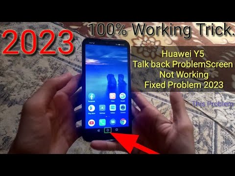 Huawei Y5 2019 Turn Off Talkback || Huawei Y5 Touch Screen Not Working Fix 2023