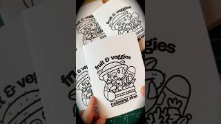 Making A Mini Coloring Book! #coloringbook #coloringpages