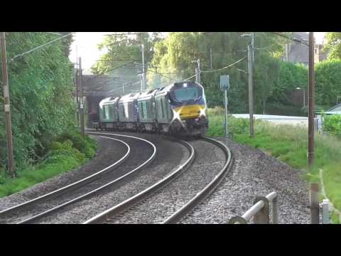 68023/68001 with 68026/68004 6k74 Sellafield - Crewe, 19th June 2017