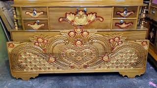 Wooden latest box palang design | love design box bed 2024