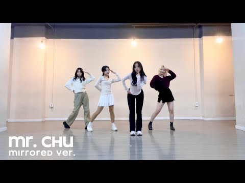 [MIRRORED] Apink-'Mr.chu' | 4인버전 | 거울모드 연습실 Mirrored Ver. Practice Video