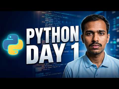 Python Tutorial For Beginners Day 1 Python Basics In Hinglish %f0%9f%90%8d Python Basics Python