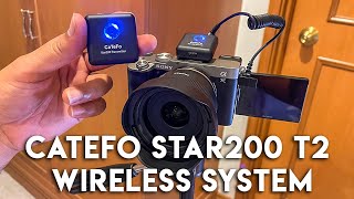 CaTeFo Star200 T2 - Smallest and Lightest Wireless Lavalier System Review (vs Sony ECM-W2BT)
