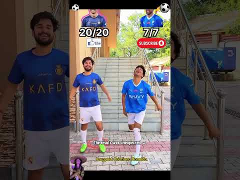 🧠 Agility Challenge | Which soccer player is the smartest!? 🙈 #Funny