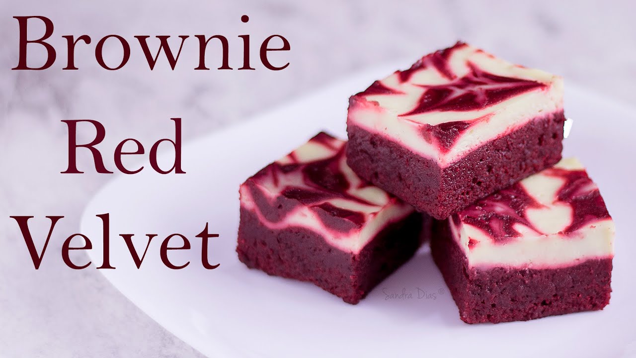 Red Velvet Cheesecake Brownie | Sandra Dias Recipe