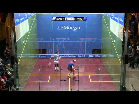 Squash: J.P.Morgan ToC 2014 - QF Roundup Pt2 - Barker v Willstrop