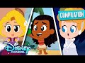 Disney Princess Chibi Tiny Tales Rapunzel Moana MORE Compilation Disneychannelanimation