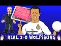 CRISTIANO RONALDO HAT-TRICK! Real Madrid vs VFL Wolfsburg 3-0 (Champions League PARODY 2016)
