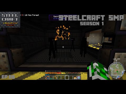 Steelcraft SMP S01E06 - Mob Spawerner Setup - Modded Minecraft Server