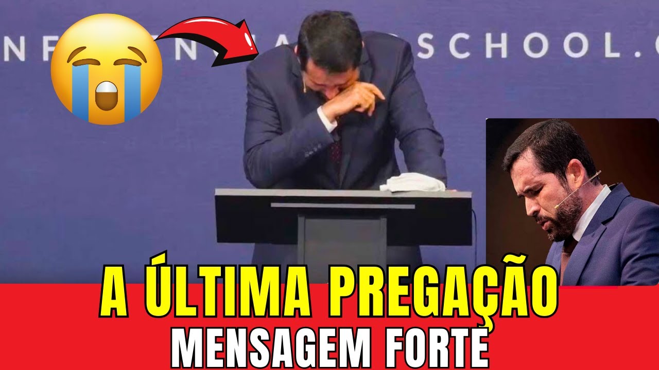 A ÚLTIMA PREGAÇÃO DE PAULO JUNIOR - MENSAGEM FORTE E IMPACTANTE