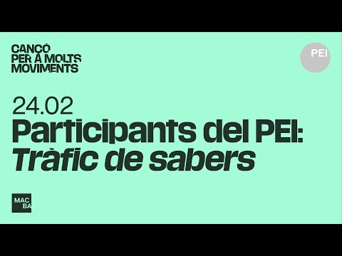 TRÁFICO DE SABERES. Seminario PEI Abierto