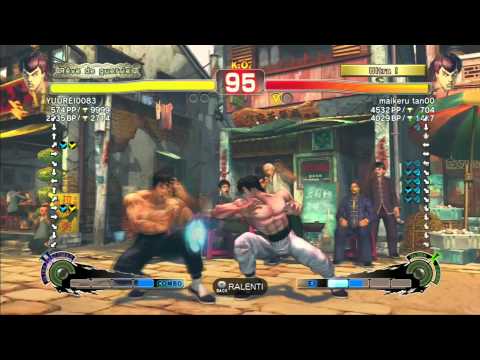 SSF4 AE 2012: maikeru tan00 ( FeiLong ) VS YUUREI0083 ( FeiLong )
