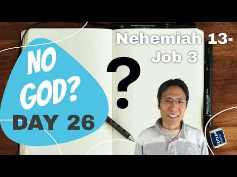 In the Bible? Finding God in the midst of darkness- Day 26 [Nehemiah 13-Job 3]