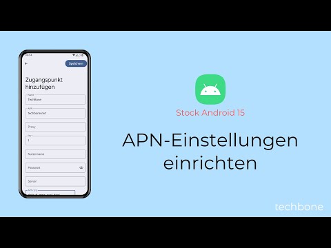APN-Einstellungen einrichten [Android 15]