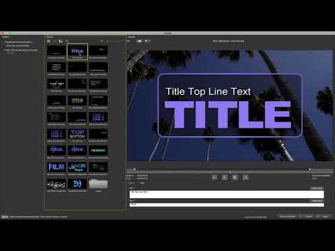 Using and Creating Presets with Title Studio and Resolve