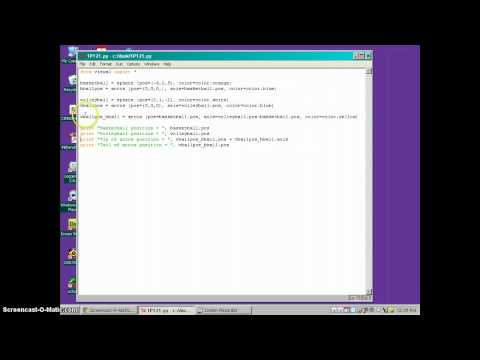 Sample Vpython Screencast Low Quality