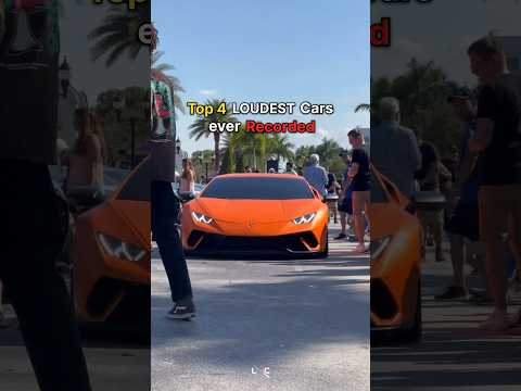 Top 4 LOUDEST Cars ever Recorded