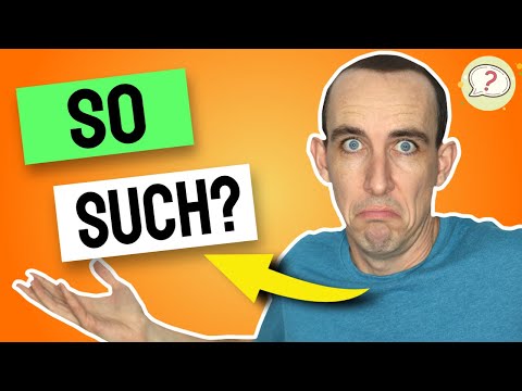 Such v So | So Much v So Many | Such As [English Grammar Lesson]