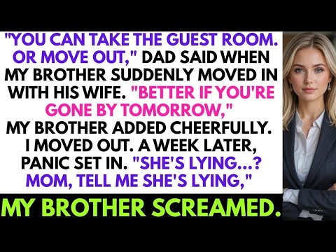 At The Family Dinner, My Parents Said: "You Can Take the Guest Room. Or Move Out." So I...