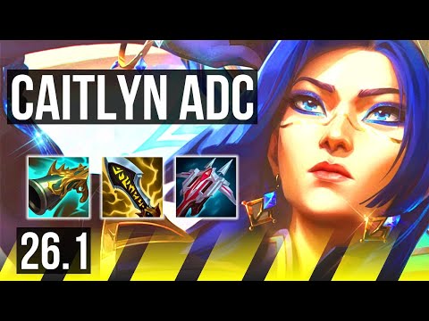 CAITLYN & Sona vs JINX & Karma (ADC) | EUW Master | 26.1