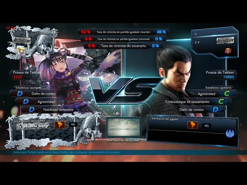 _L7 D 572_5 Kunimitsu ( Uchiha x24 ) vs (JG) Kazuya Mishima - Tekken 7 Online  sin Grafica