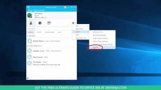 How to Change Presence Status in Skype for Business
