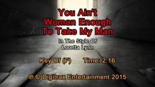 Loretta Lynn - You Ain&#39;t Woman Enough To Take My Man (Backing Track)