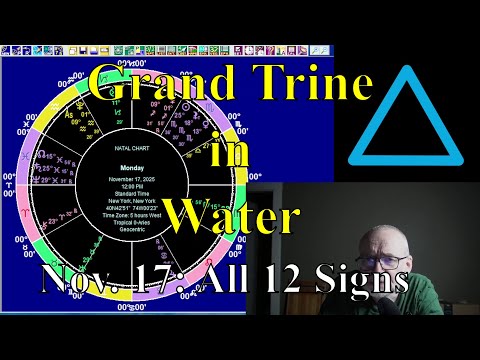 Astrology for Mon Nov 17 2025: ALL12 SIGNS, Grand Trine